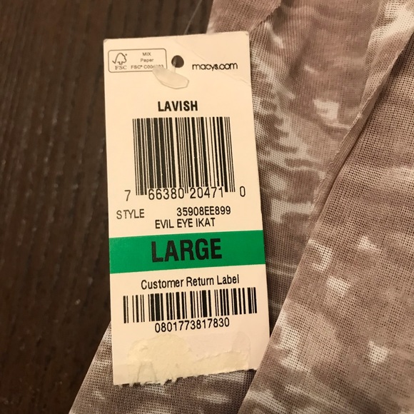 NWT INC Flowy and Light Skirt-L - Picture 4 of 4